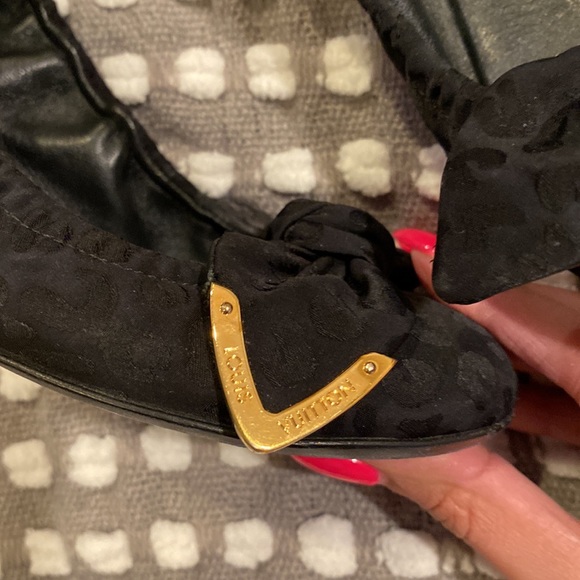 Louis Vuitton Stephen Sprouse Silk Black ballet flats - Picture 2 of 9